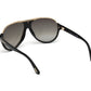 Tom Ford FT 0334 Dimitry 01P Noir Brillant | Lunettes De Soleil style aviateur Unisexe | Vitamines D