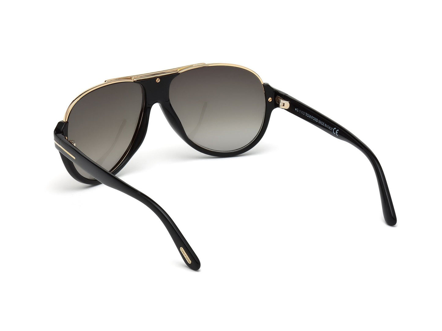 Tom Ford FT 0334 Dimitry 01P Noir Brillant | Lunettes De Soleil style aviateur Unisexe | Vitamines D