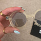 Lunettes de soleil Kuboraum Maske Q7 GI Crème – Comme neuves