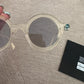 Lunettes de soleil Kuboraum Maske Q7 GI Crème – Comme neuves