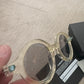 Lunettes de soleil Kuboraum Maske Q7 GI Crème – Comme neuves