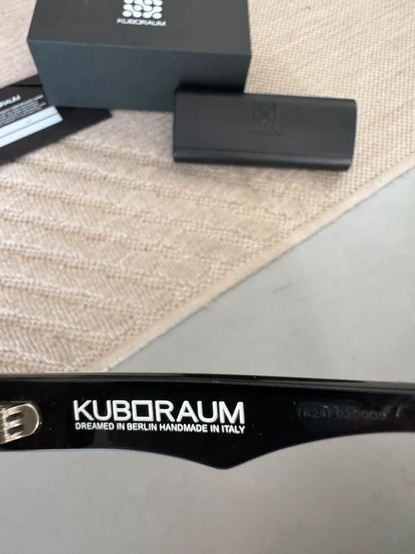 Kuboraum Masque K37 BS Lunettes de Soleil Noires