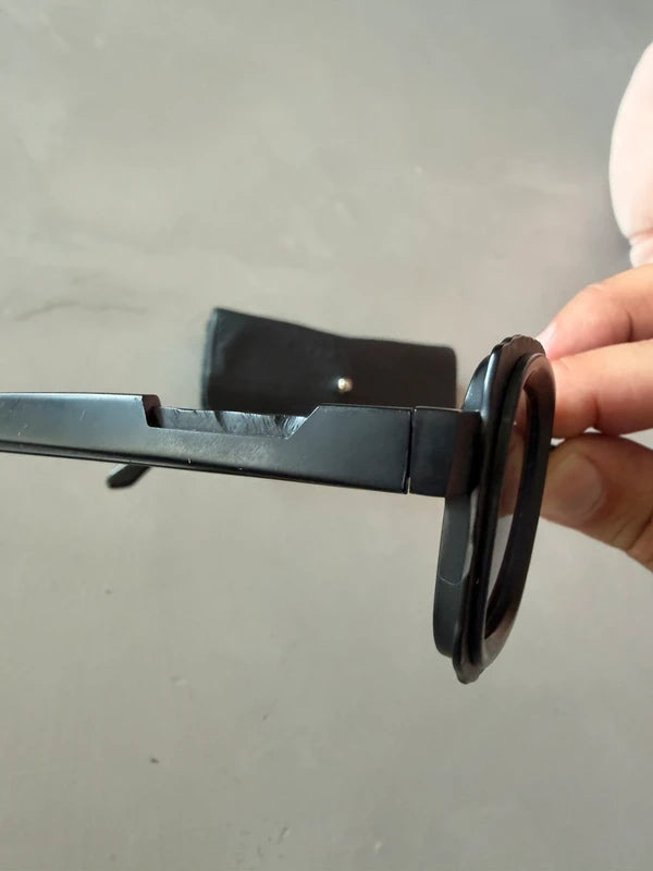Kuboraum Z8 BM Lunettes de Soleil Noir Mat Acétate