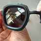 Kuboraum Z8 BM Lunettes de Soleil Noir Mat Acétate