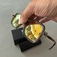 Kuboraum Maske P21 OL Olive – Lunettes Soleil Miroir Jaune
