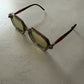 Kuboraum Maske P21 OL Olive – Lunettes Soleil Miroir Jaune