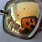 Kuboraum Maske P21 OL Olive – Lunettes Soleil Miroir Jaune