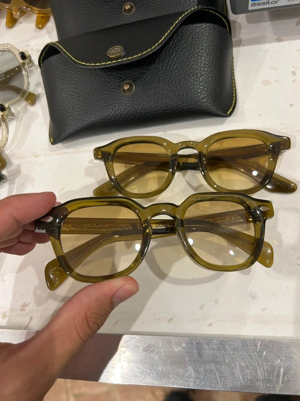 Lot 2 Paires Moscot Dahven + Dolt Olive Brown Édition Limitée