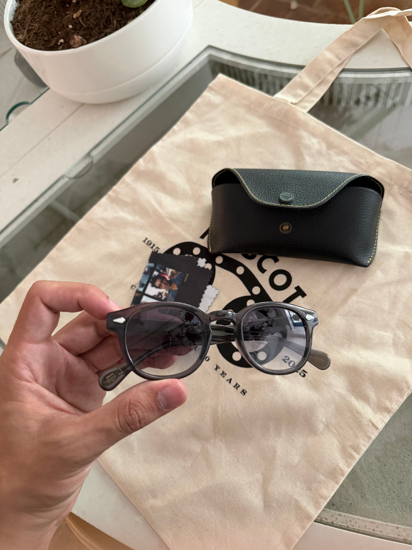 Moscot LEMTOSH Grey – Lunettes reconditionnées