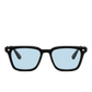 Lunetterie Générale Architect Black & Palladium Solid Blue