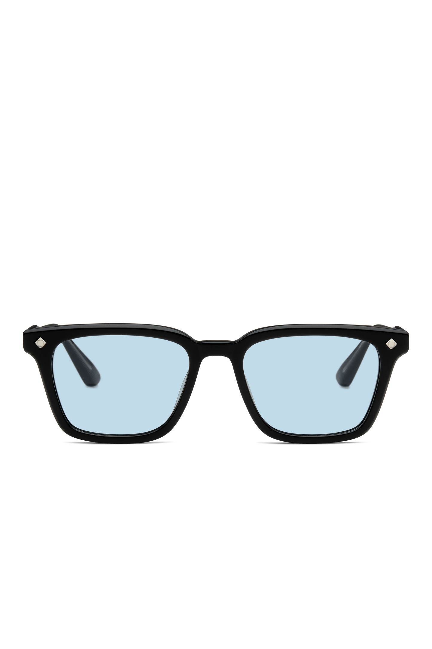 Lunetterie Générale Architect Black & Palladium Solid Blue