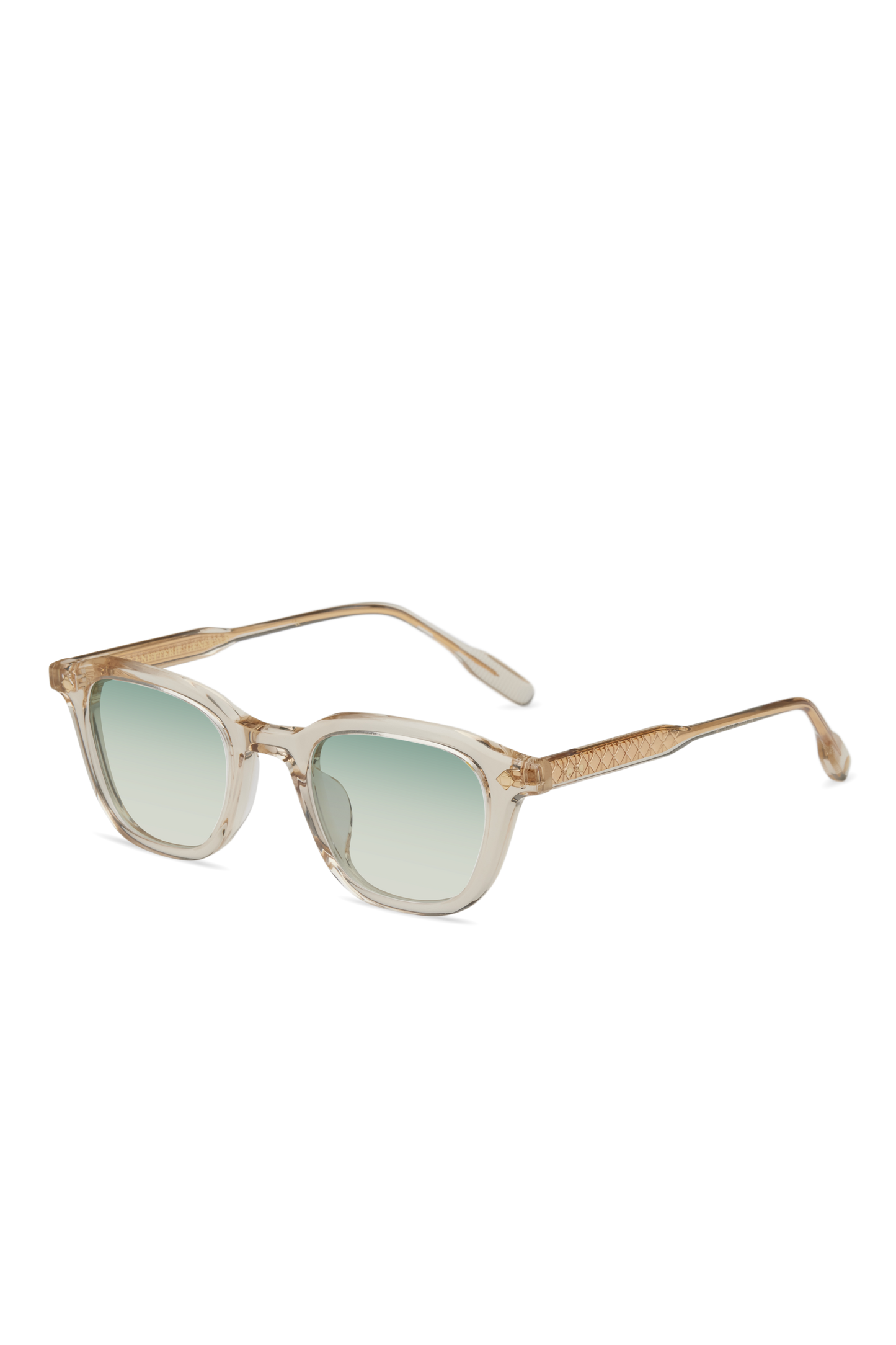 Lunetterie Générale Enigma Smoked Crystal 18K Or Bleu Vert