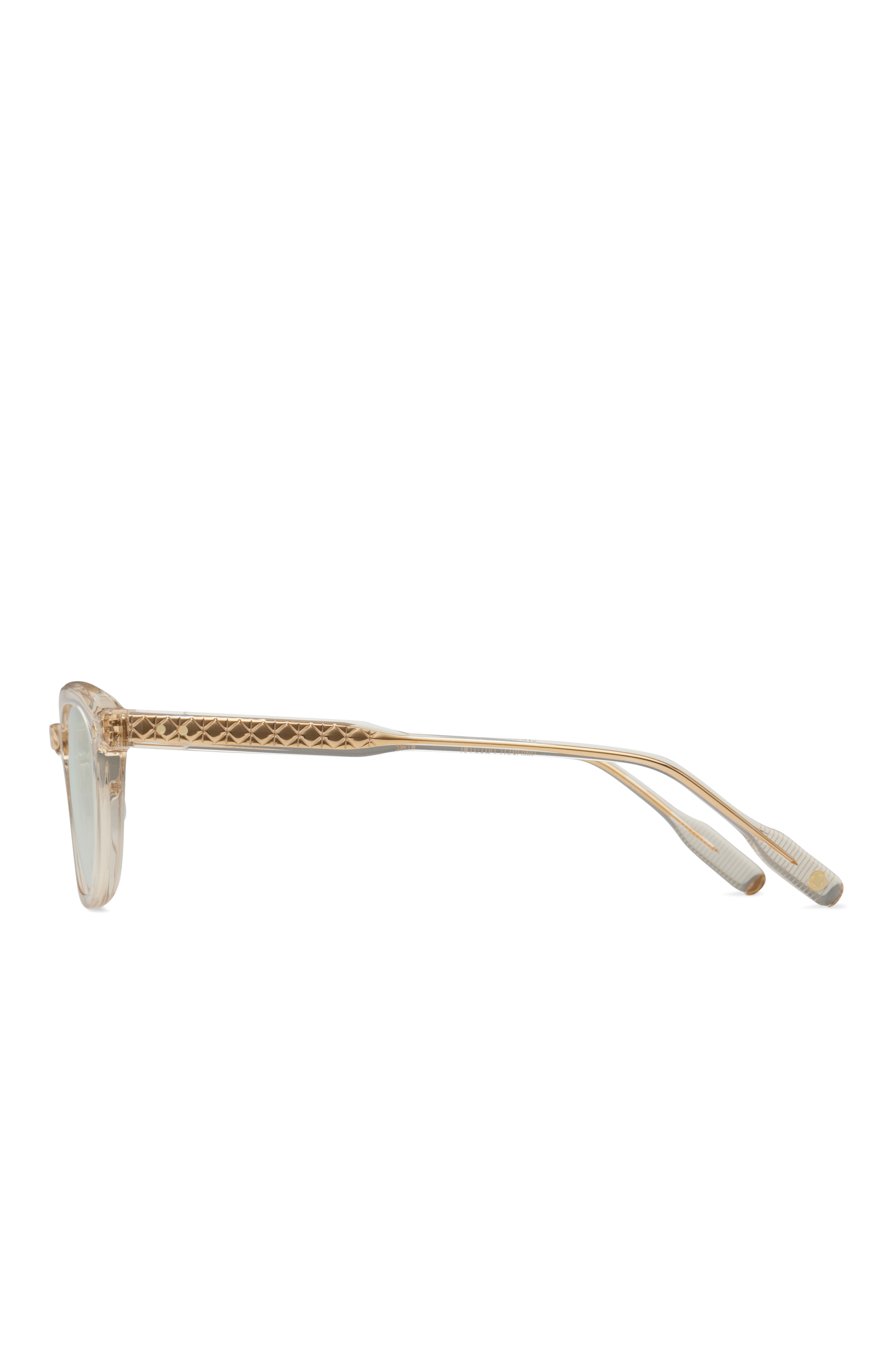 Lunetterie Générale Enigma Smoked Crystal 18K Or Bleu Vert