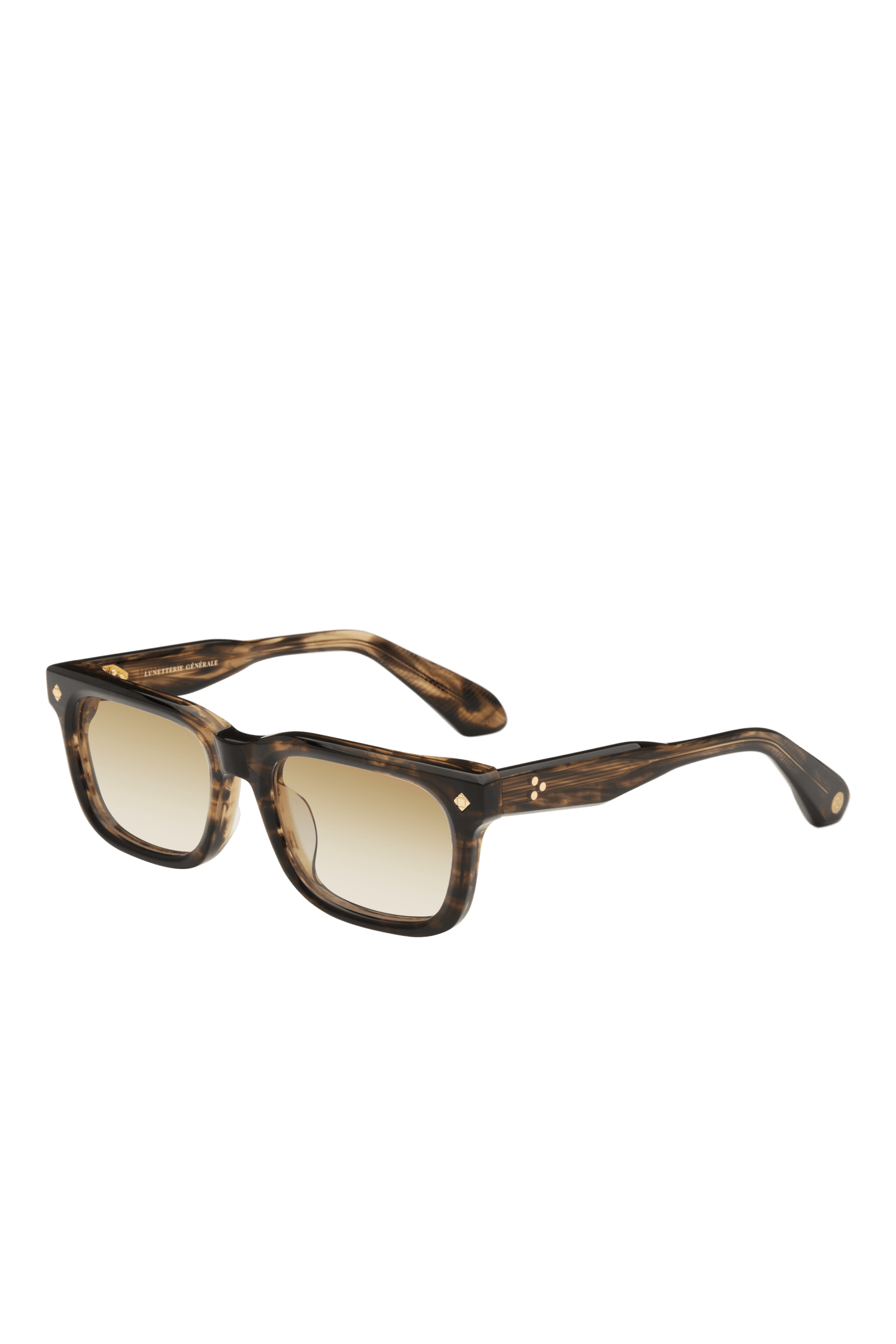 Lunetterie Générale Mastroianni Tobacco 18K Gold Gradient Bronze
