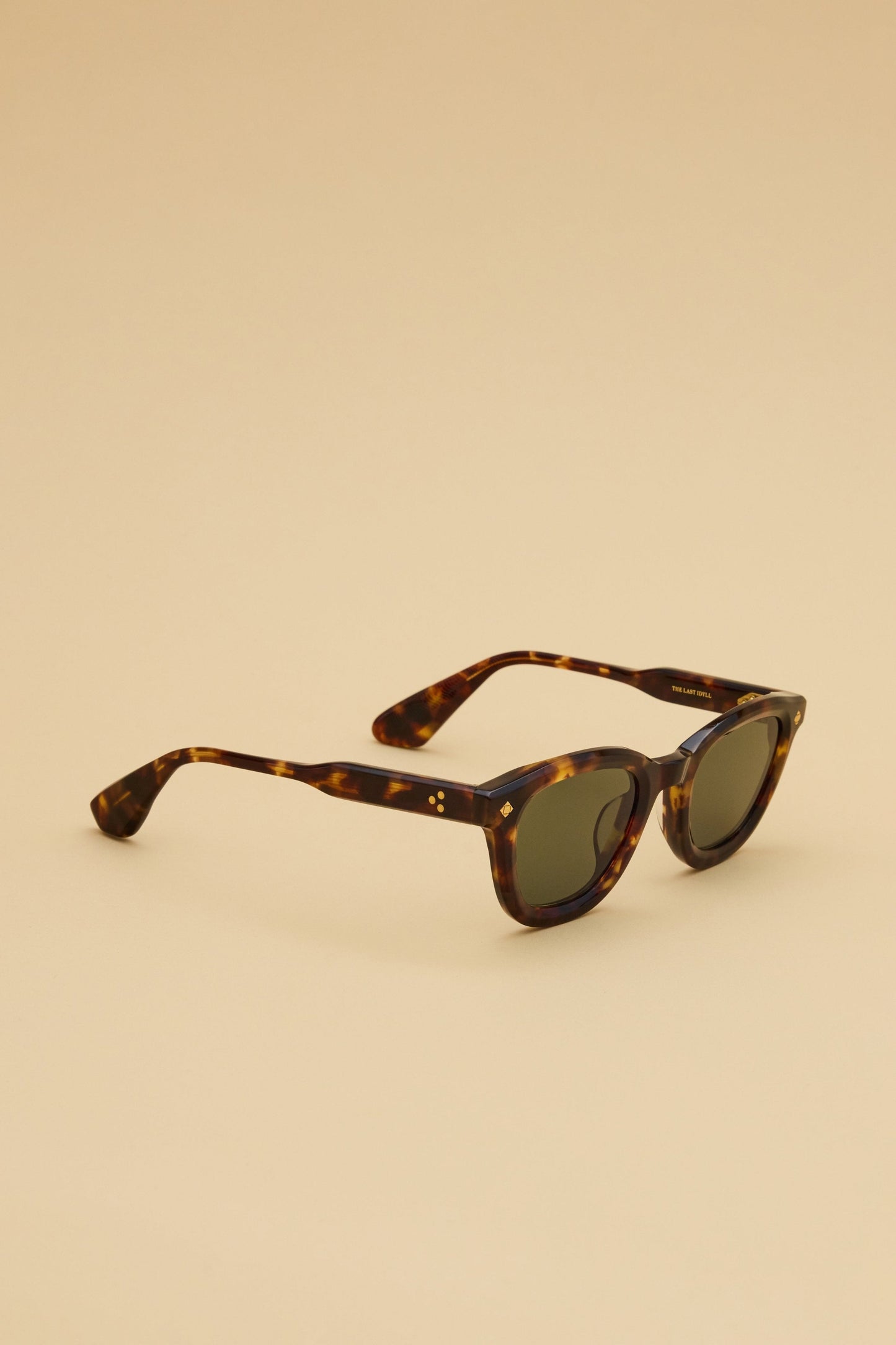 Lunetterie Générale The Last Idyll Tortoise 24K Gold Green G15
