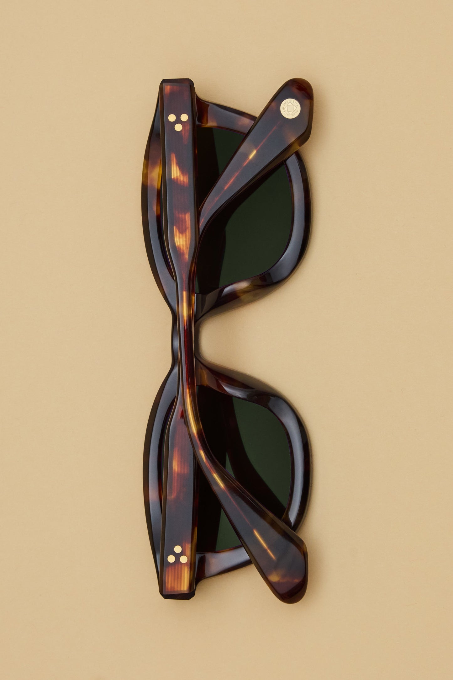 Lunetterie Générale The Last Idyll Tortoise 24K Gold Green G15