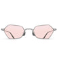 Matsuda M3138 Brushed Silver Café Pink – vue de face
