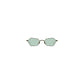 Matsuda M3138 Antique Gold Café Green – vue de face