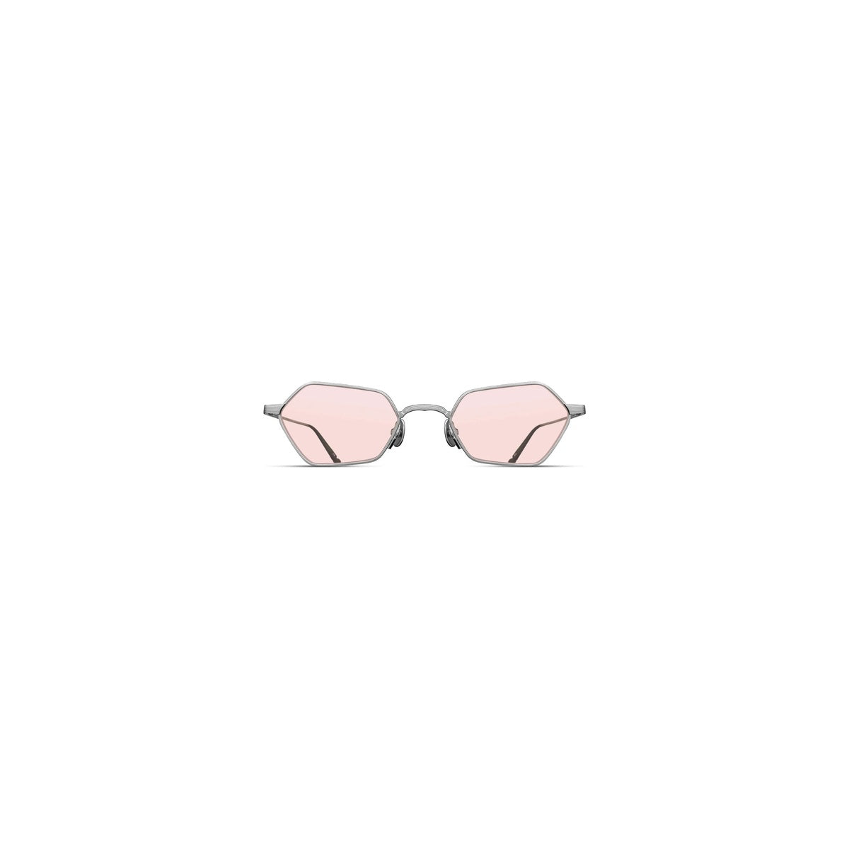 Matsuda M3138 Brushed Silver Café Pink – vue de face