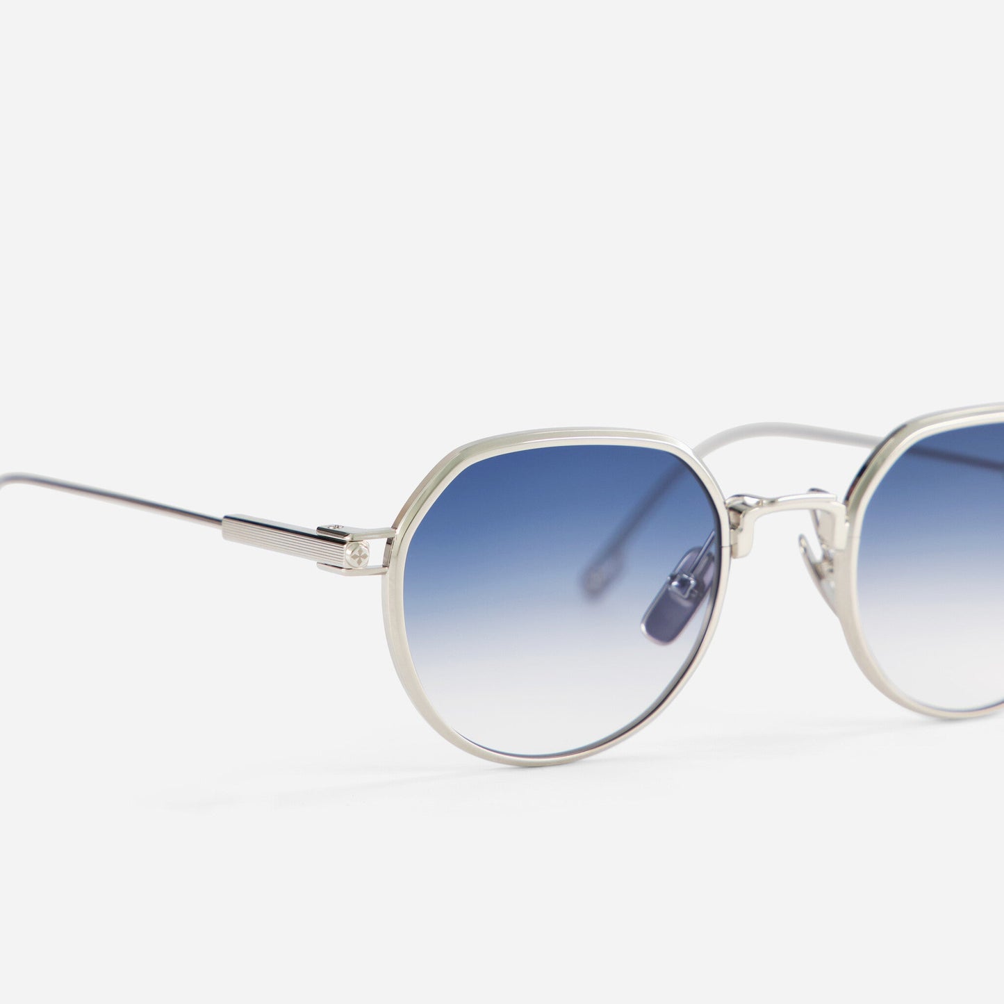 SATO Belel S201 platinum with blue gradient lenses